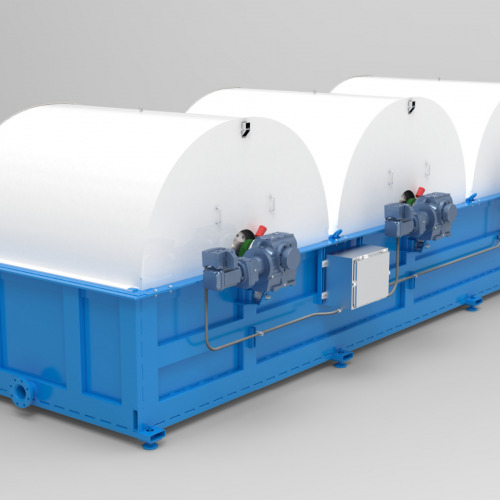 TumbleOx Bioreactor tank with three drums